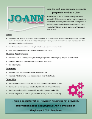 IT Internship at Jo-Ann