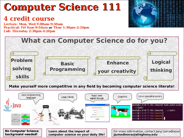 Computer Science 111 Fall 2015