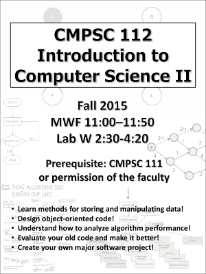 Computer Science 112 Fall 2015