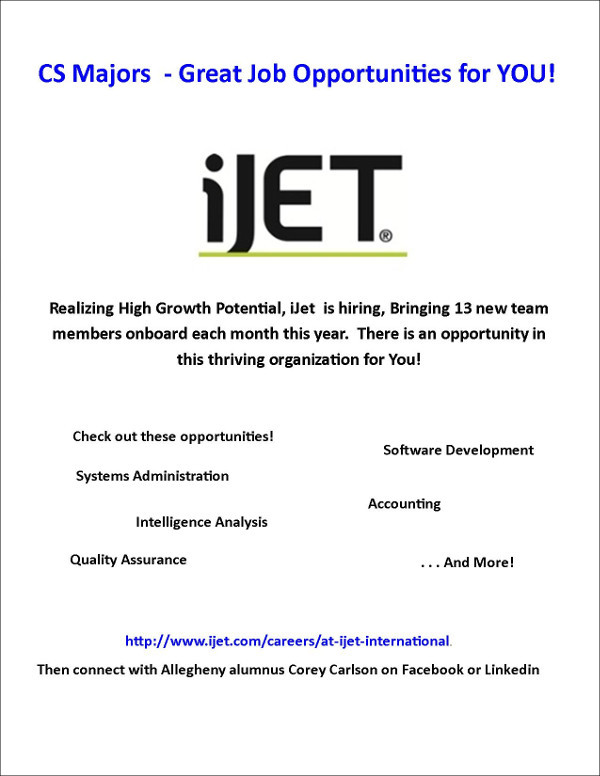 Job Opportunities at iJet