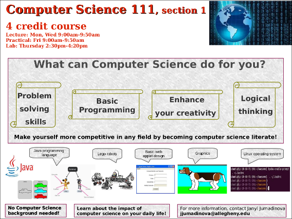 Computer Science 111 Fall 2016