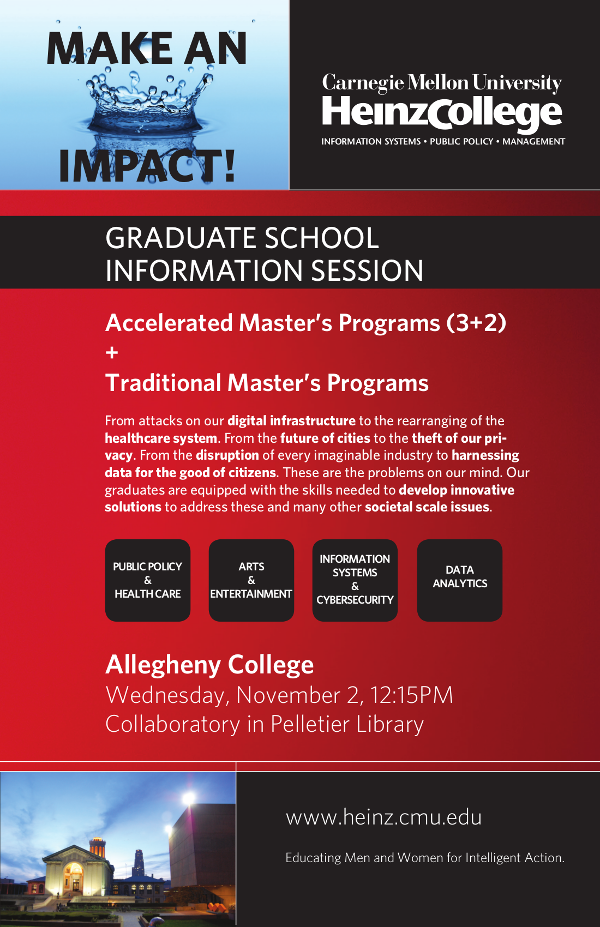 CMU Heinz College Information Session