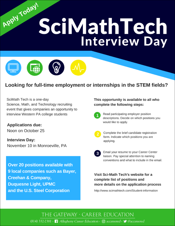 SciMathTech Interview Day